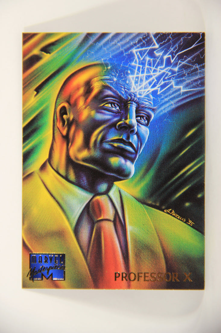 Marvel Masterpieces 1995 Trading Card #74 Professor X ENG Fleer L007013