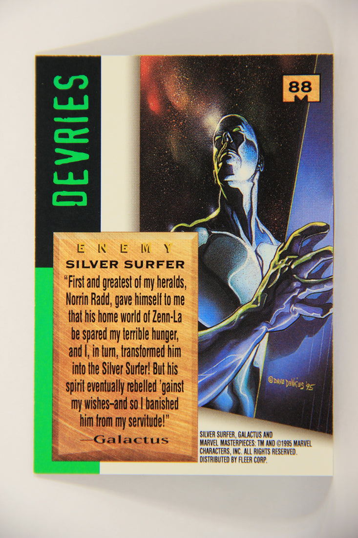 Marvel Masterpieces 1995 Trading Card #88 Silver Surfer ENG Fleer L007027