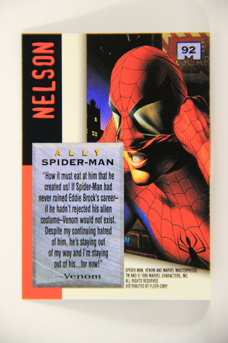 Marvel Masterpieces 1995 Trading Card #92 Spider-Man ENG Fleer L007031