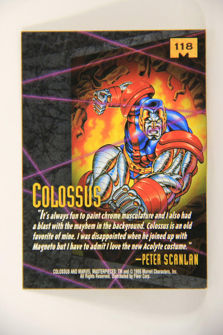 Marvel Masterpieces 1995 Trading Card #118 Colossus ENG Fleer L007057