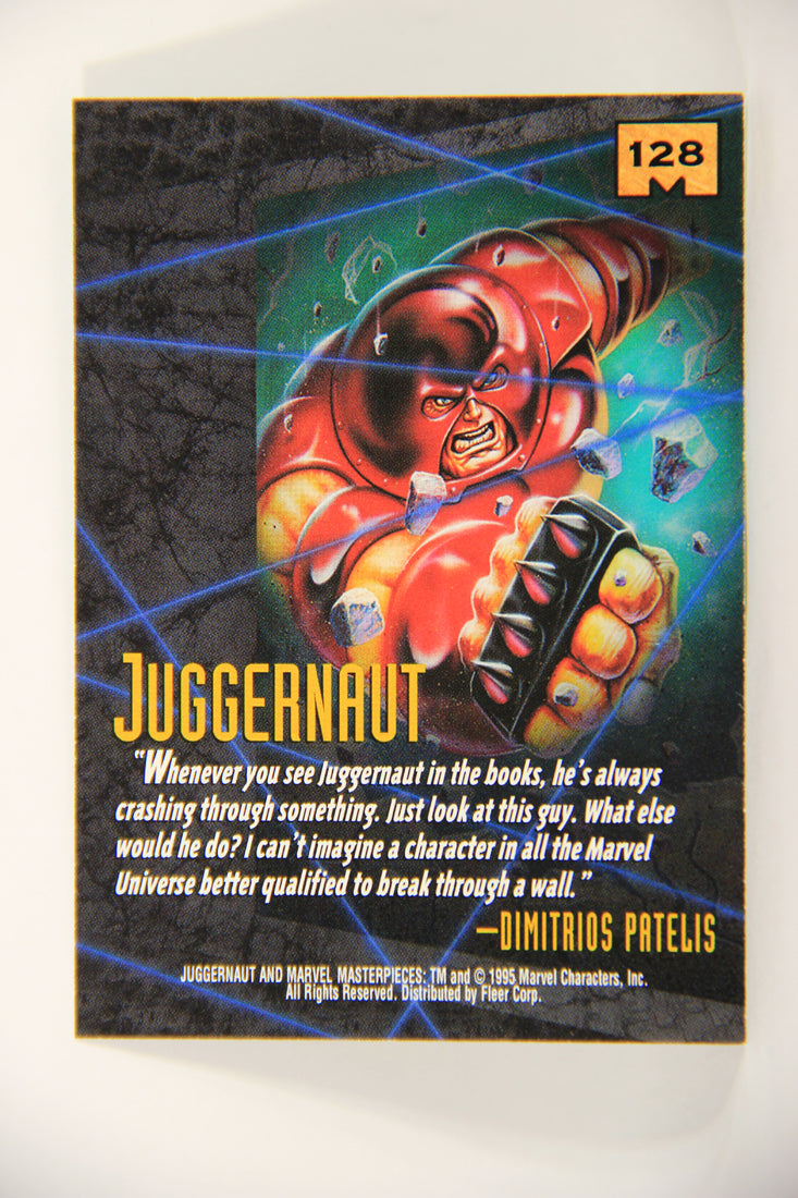 Marvel Masterpieces 1995 Trading Card #128 Juggernaut ENG Fleer L007067