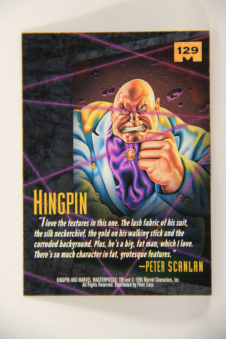 Marvel Masterpieces 1995 Trading Card #129 Kingpin ENG Fleer L007068