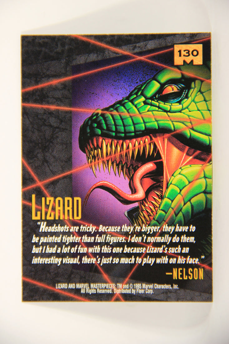 Marvel Masterpieces 1995 Trading Card #130 Lizard ENG Fleer L007069