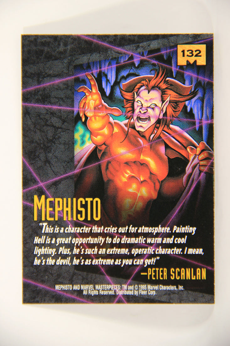 Marvel Masterpieces 1995 Trading Card #132 Mephisto ENG Fleer L007071