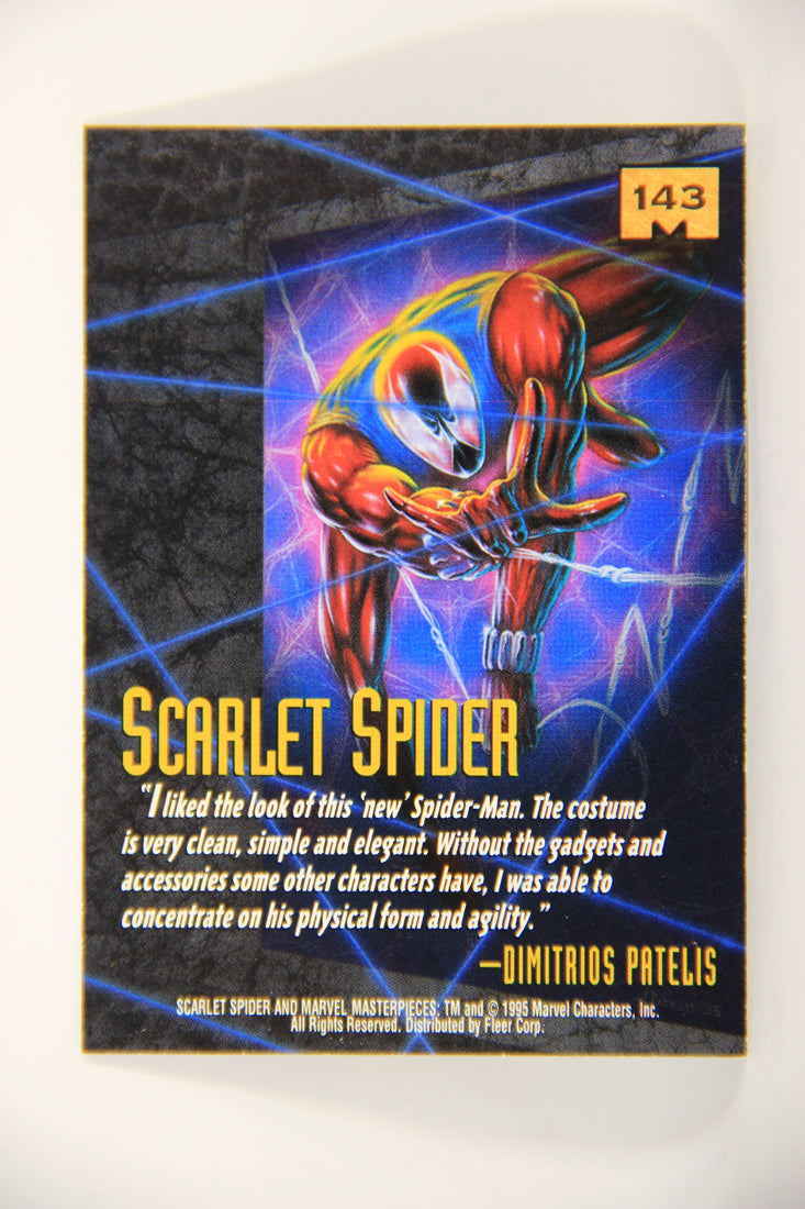 Marvel Masterpieces 1995 Trading Card #143 Scarlet Spider ENG Fleer L007082
