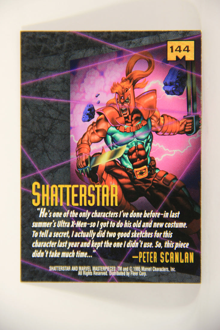 Marvel Masterpieces 1995 Trading Card #144 Shatterstar ENG Fleer L007083