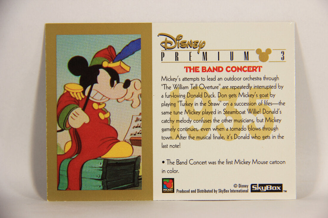 Disney Premium 1995 Trading Card #3 The Band Concert L007186