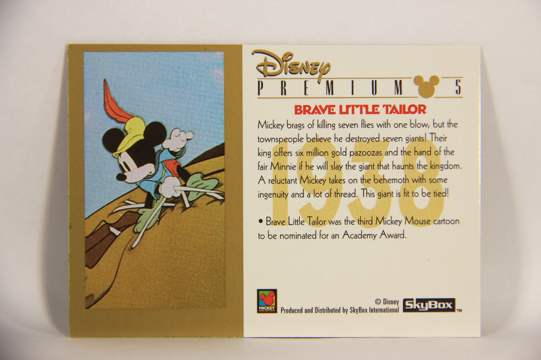 Disney Premium 1995 Trading Card #5 Brave Little Tailor L007188