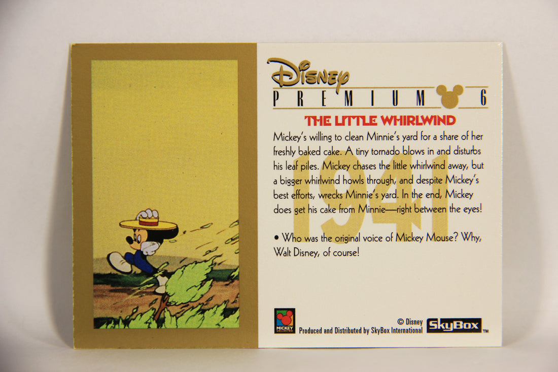 Disney Premium 1995 Trading Card #6 The Little Whirlwind L007189