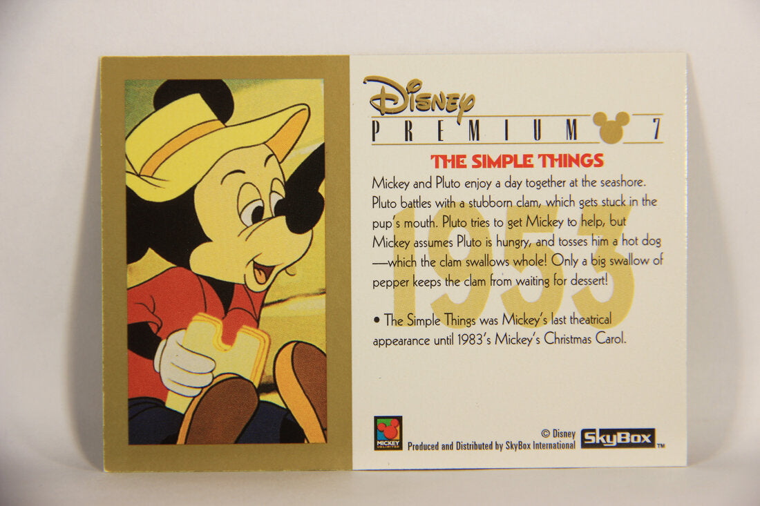 Disney Premium 1995 Trading Card #7 The Simple Things L007190