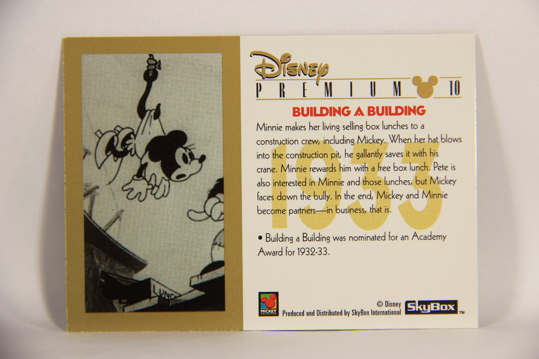 Disney Premium 1995 Trading Card #10 Building A Building L007193