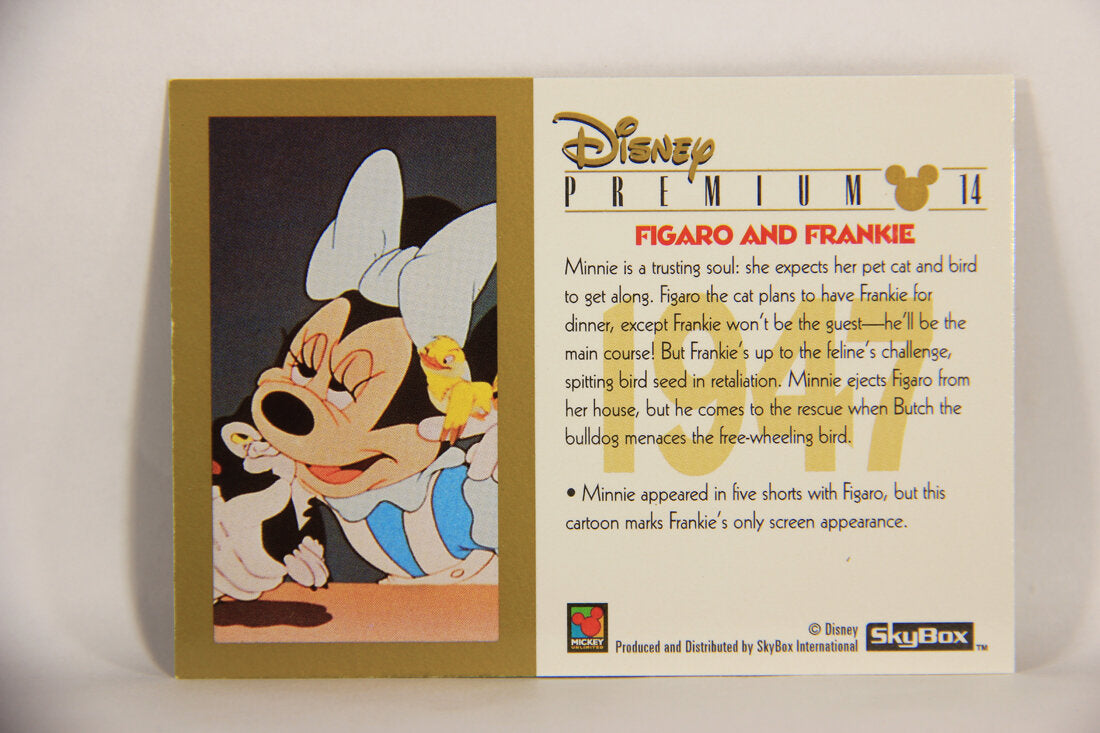 Disney Premium 1995 Trading Card #14 Figaro And Frankie L007197