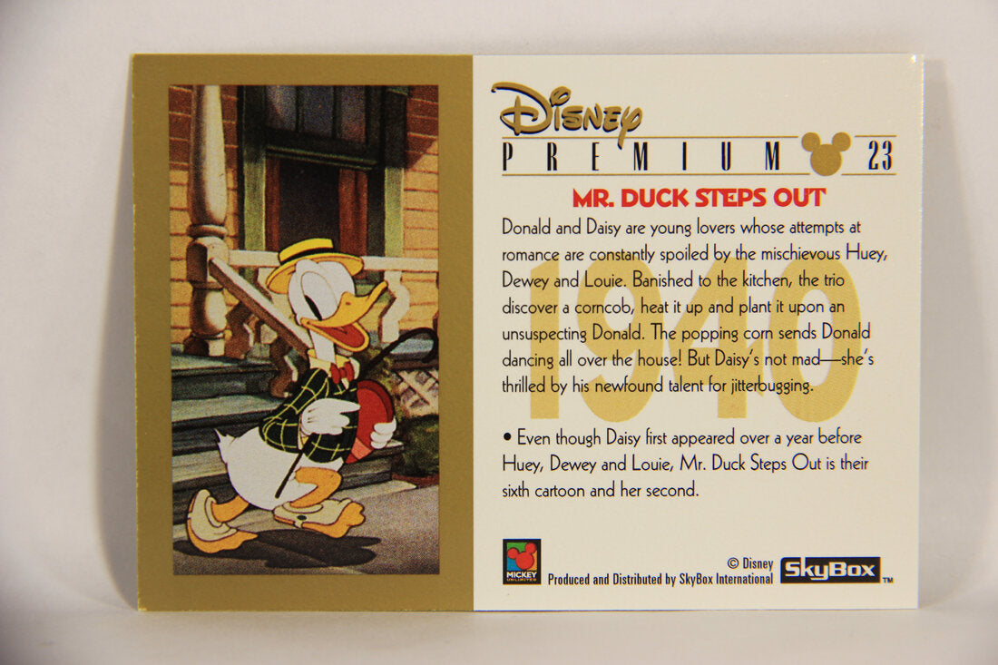 Disney Premium 1995 Trading Card #23 Mr. Duck Steps Out L007206