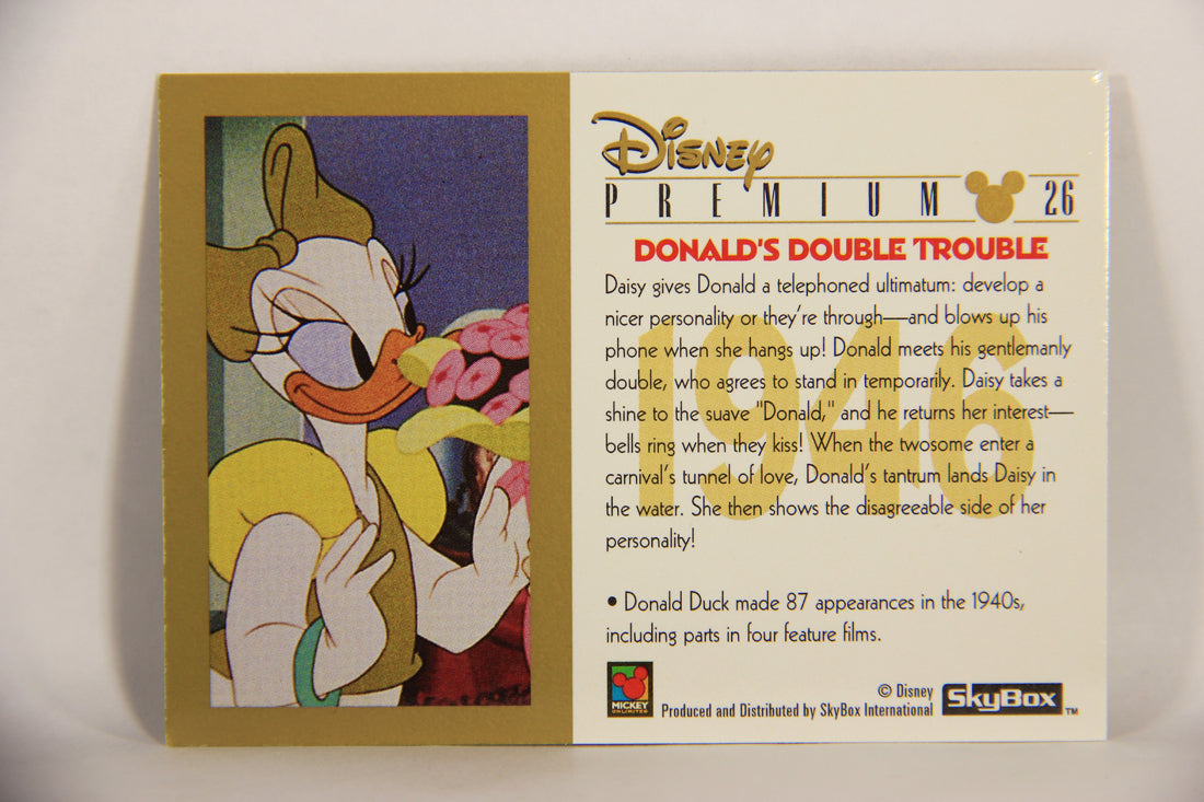 Disney Premium 1995 Trading Card #26 Donald's Double Trouble L007209