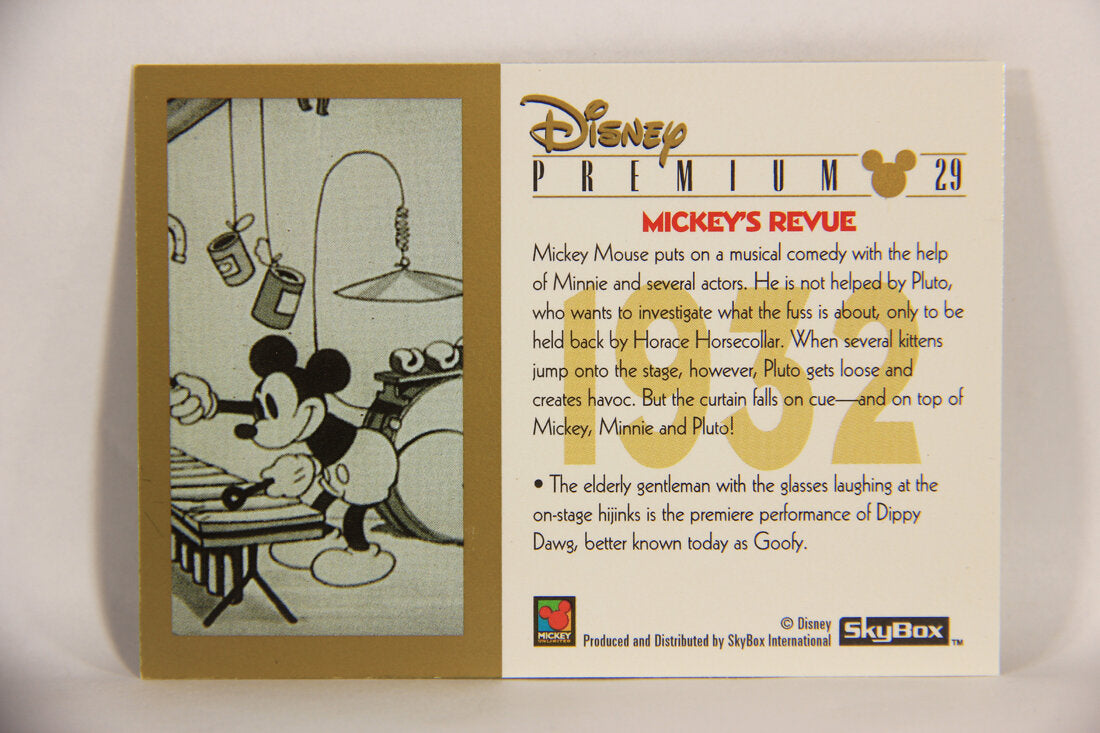 Disney Premium 1995 Trading Card #29 Mickey's Revue L007212