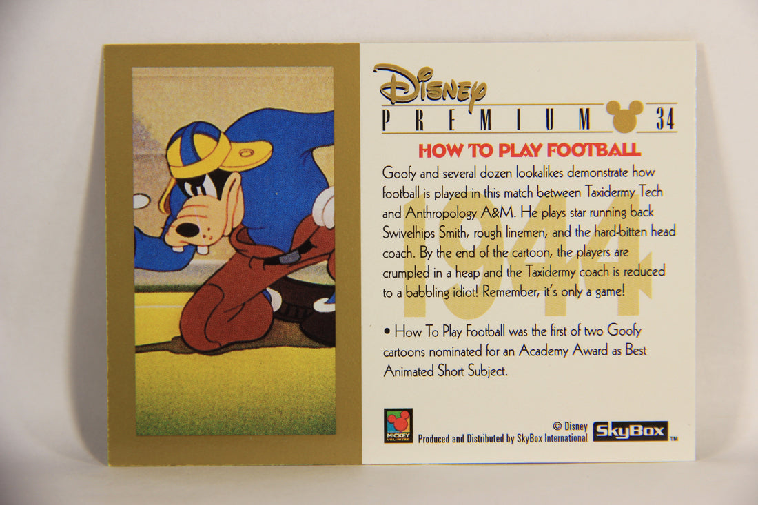 Disney Premium 1995 Trading Card #34 How To Play Football L007217