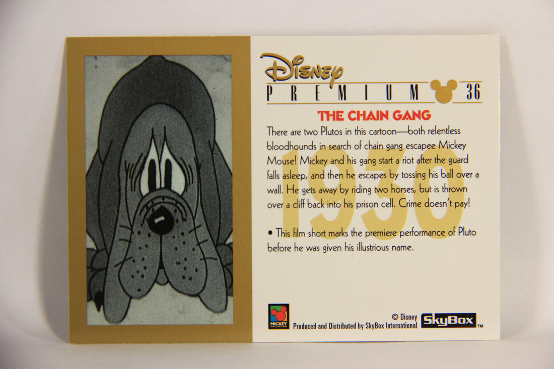 Disney Premium 1995 Trading Card #36 The Chain Gang L007219