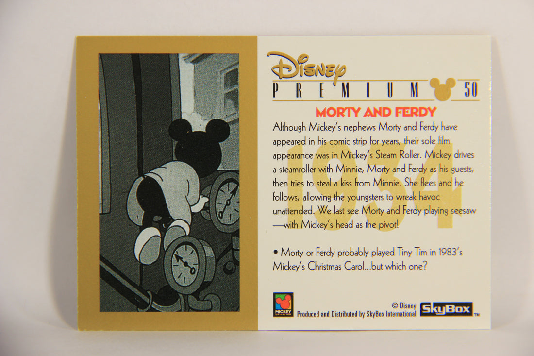 Disney Premium 1995 Trading Card #50 Morty And Ferdy L007233