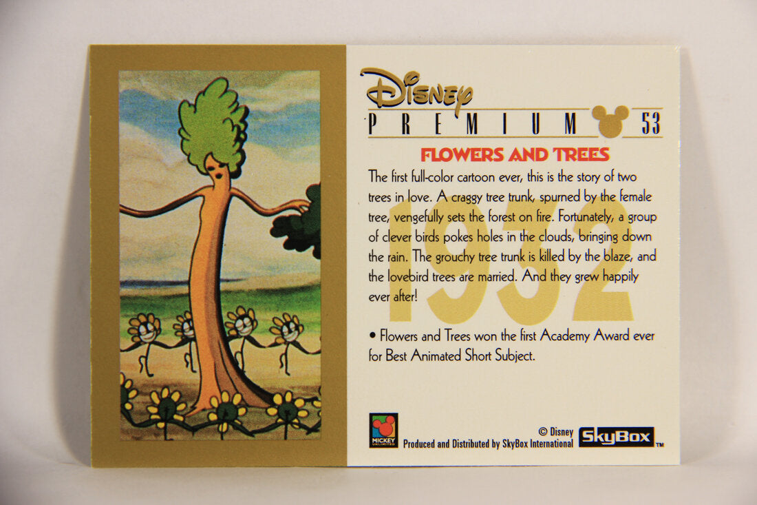 Disney Premium 1995 Trading Card #53 Flowers And Trees L007236