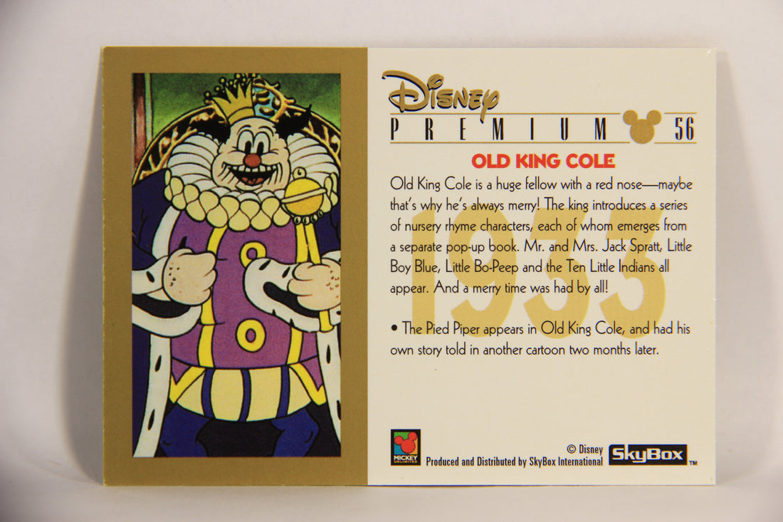 Disney Premium 1995 Trading Card #56 Old King Cole L007239