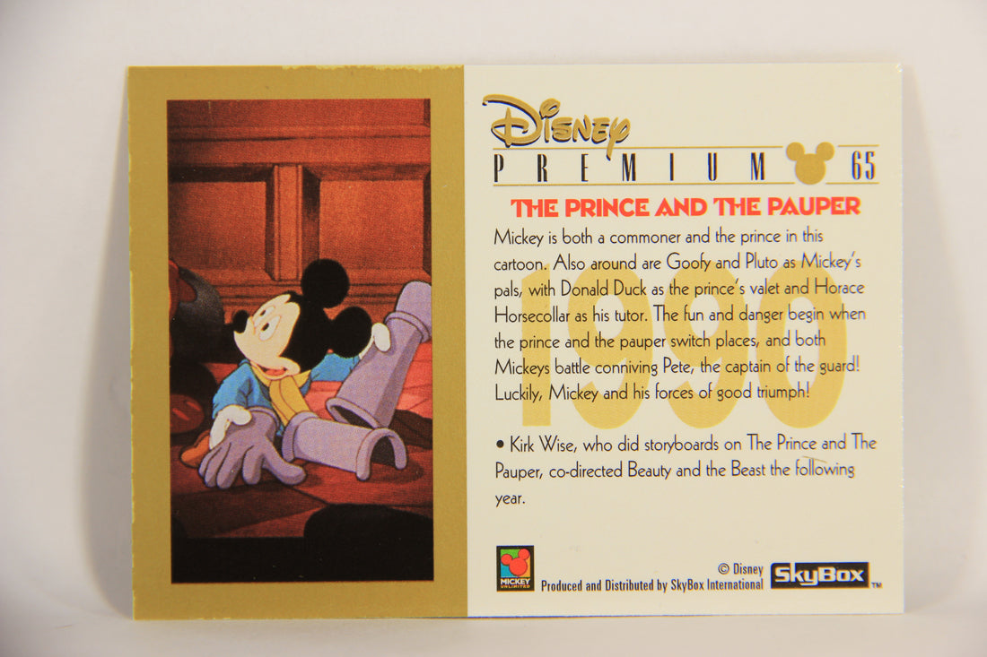 Disney Premium 1995 Trading Card #65 The Prince And The Pauper L007248