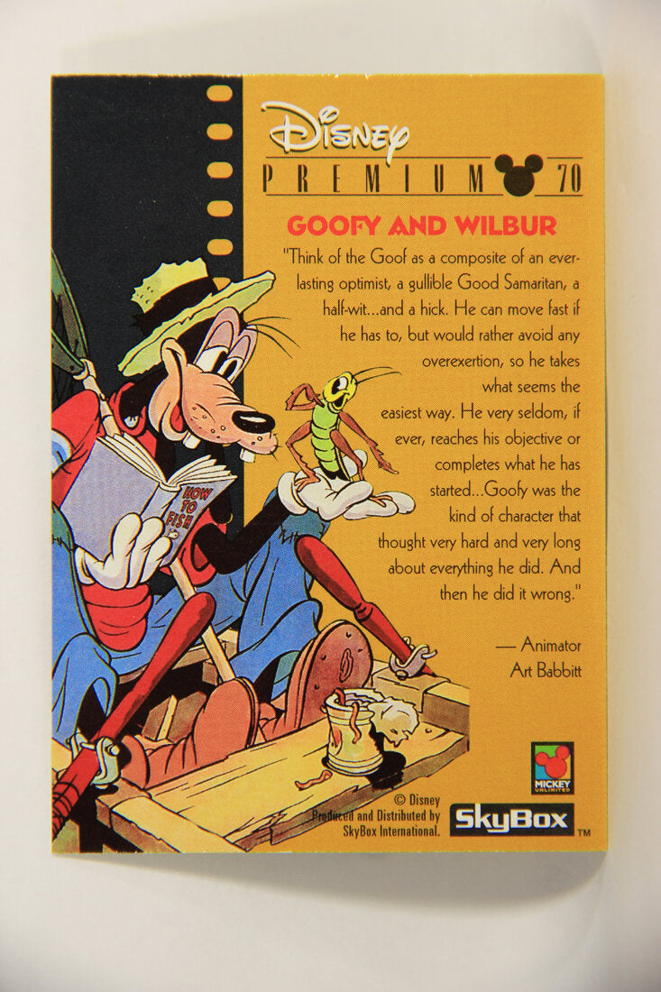 Disney Premium 1995 Trading Card #70 Goofy And Wilbur L007253