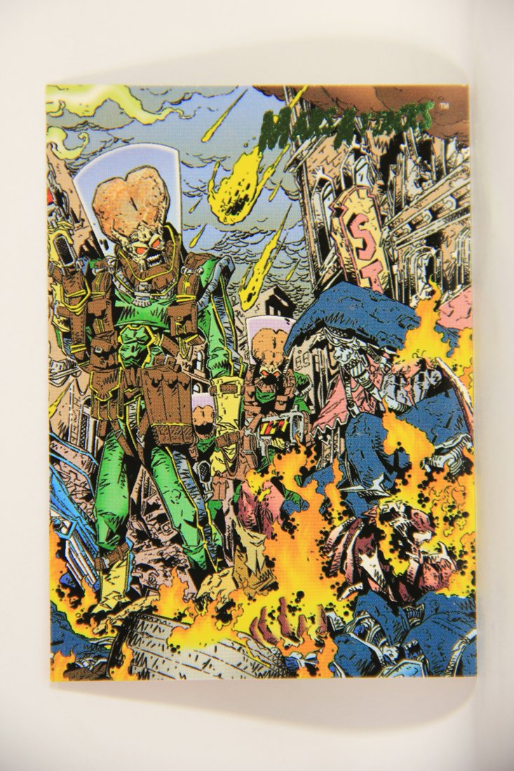 Mars Attacks 1994 Topps Trading Card #67 The Comics Issue Cover #1 ENG Artwork L007330