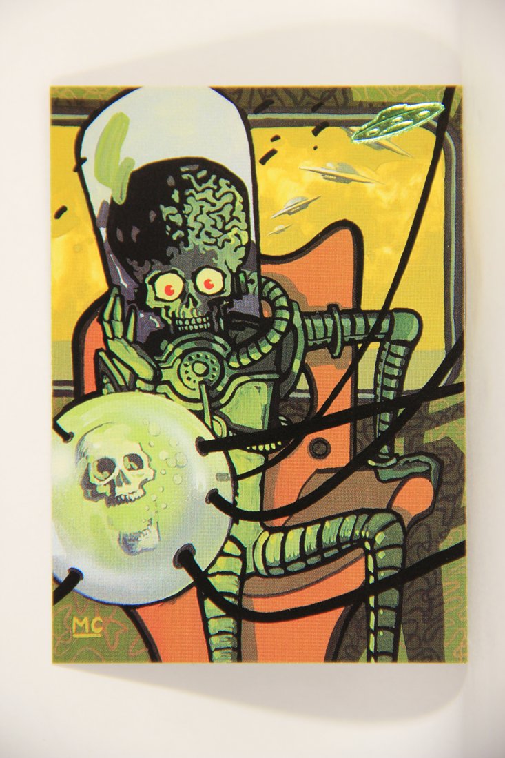 Mars Attacks 1994 Topps Trading Card #82 New Visions ENG Artwork L007345