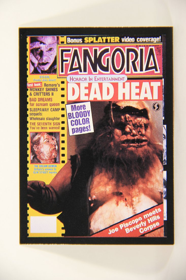Fangoria Magazine Cover 1992 Trading Card #23 Guru Of Gore - Dead Heat Movie ENG L007501