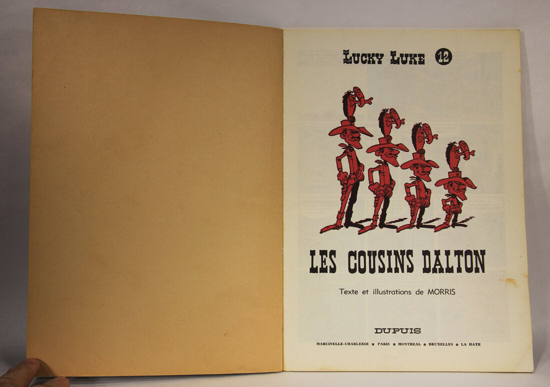 Lucky Luke No 12 Les Cousins Daltons 1969 Dupuis French Comics BD L007840
