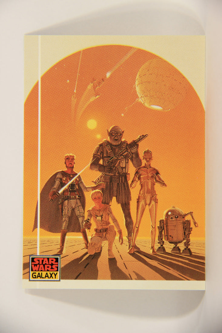 Star Wars Galaxy 1993 Topps Trading Card #15 Early Concept Artwork ENG L008246
