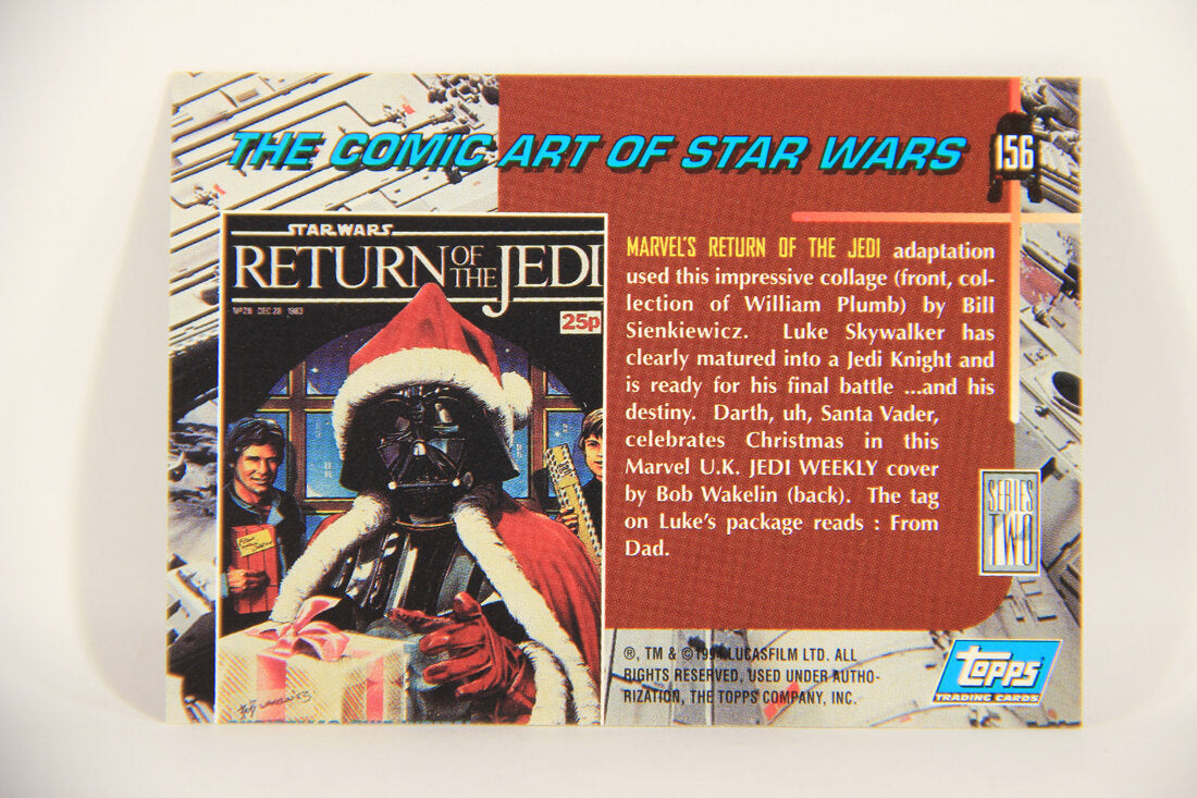 Star Wars Galaxy 1994 Topps Trading Card #156 Luke Jedi Knight Artwork ENG L008269