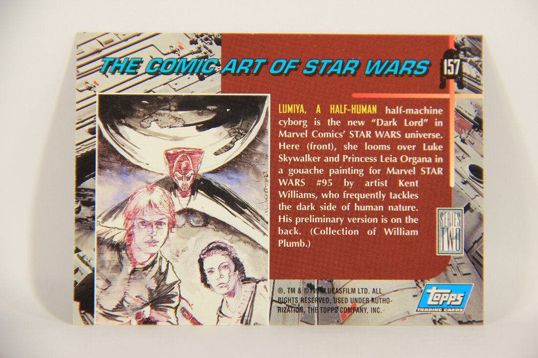 Star Wars Galaxy 1994 Topps Trading Card #157 Lumiya A Half-Human Artwork ENG L008270