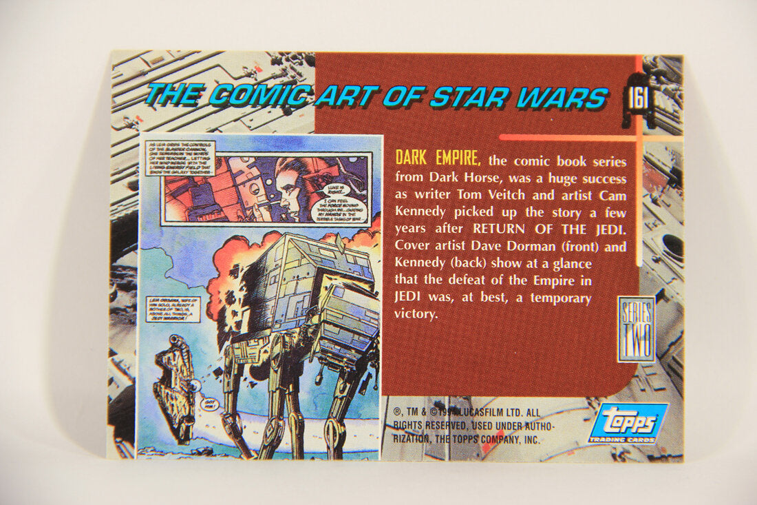 Star Wars Galaxy 1994 Topps Trading Card #161 Dark Empire Artwork ENG L008274