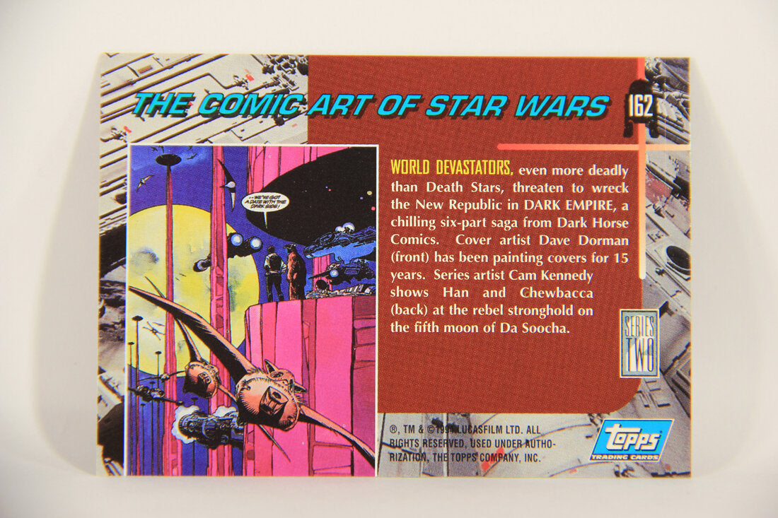 Star Wars Galaxy 1994 Topps Trading Card #162 World Devastators Artwork ENG L008275