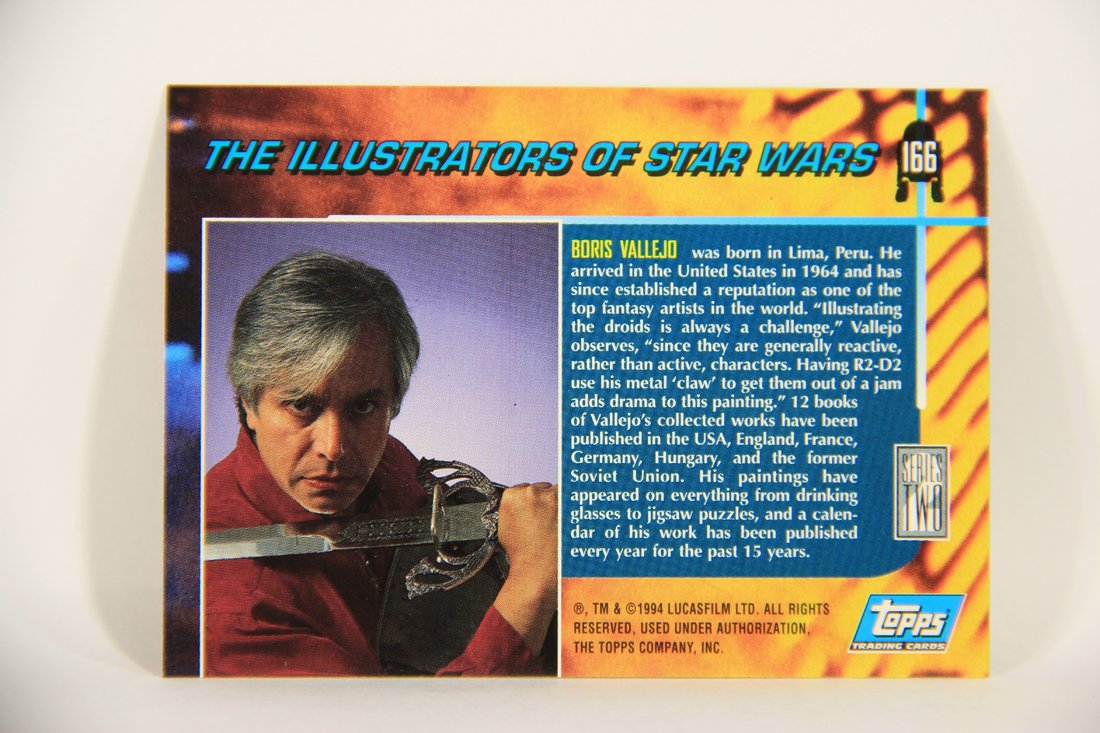 Star Wars Galaxy 1994 Topps Trading Card #166 Droids By Boris Vallejo Artwork ENG L008279