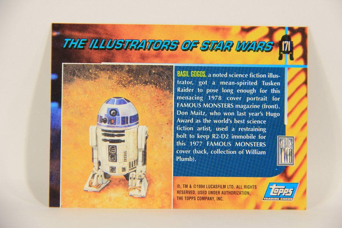 Star Wars Galaxy 1994 Topps Trading Card #171 Tusken Raider Artwork ENG L008284