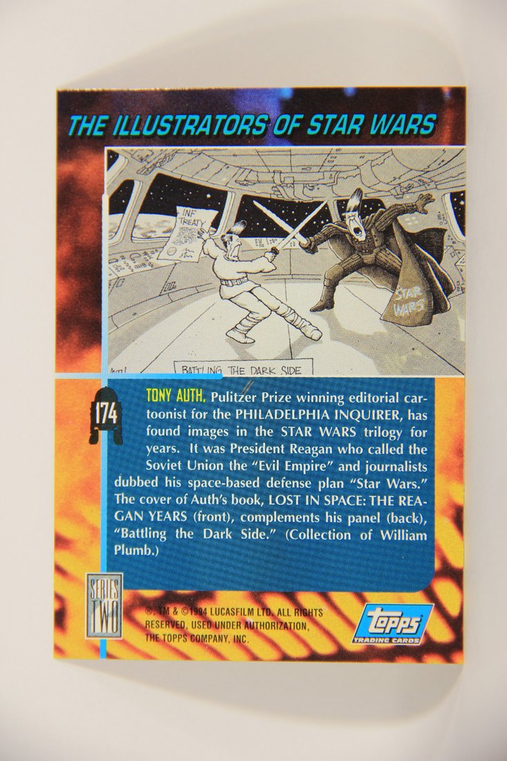 Star Wars Galaxy 1994 Topps Trading Card #174 Tony Auth Artwork ENG L008287