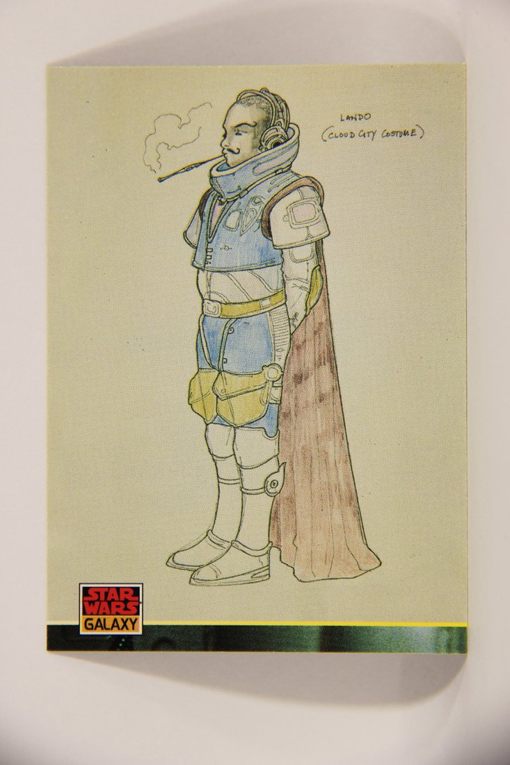 Star Wars Galaxy 1994 Topps Trading Card #181 Lando Calrissian Artwork ENG L008294