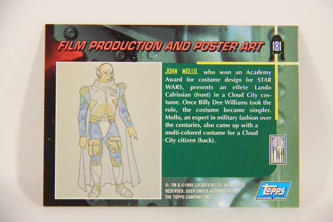 Star Wars Galaxy 1994 Topps Trading Card #181 Lando Calrissian Artwork ENG L008294