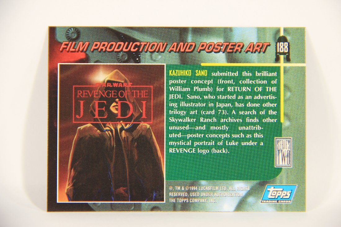 Star Wars Galaxy 1994 Topps Trading Card #188 ROTJ Poster Concept Artwork ENG L008301