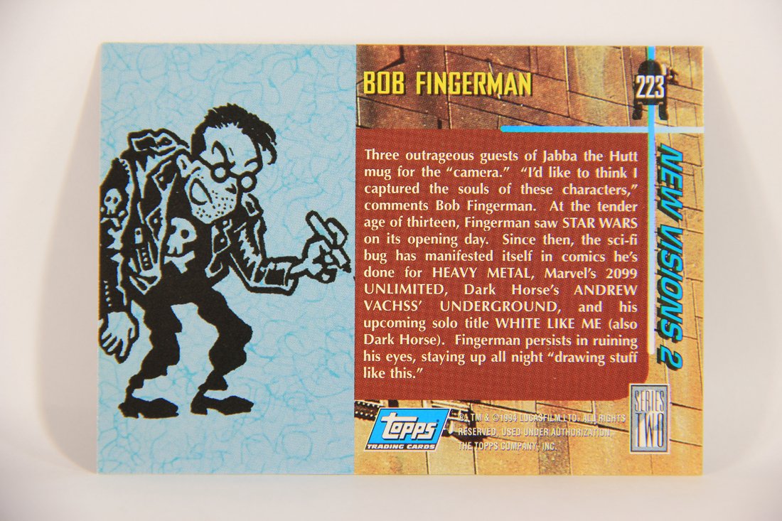 Star Wars Galaxy 1994 Topps Trading Card #223 Max Rebo Artwork ENG L008333
