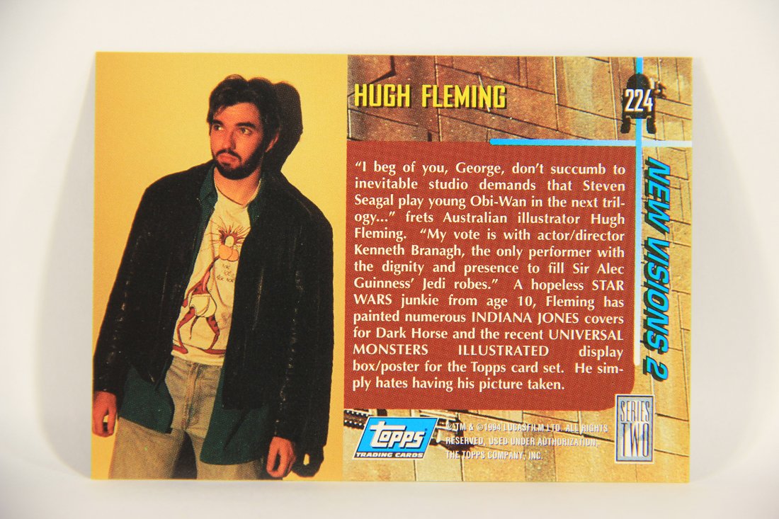 Star Wars Galaxy 1994 Topps Trading Card #224 Young Obi-Wan Kenobi Artwork ENG L008334