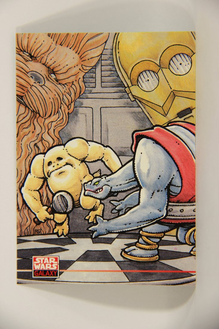 Star Wars Galaxy 1994 Topps Trading Card #227 Holoboard Game Artwork ENG L008336