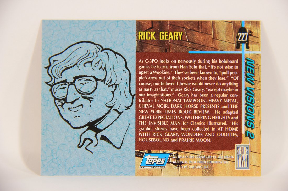 Star Wars Galaxy 1994 Topps Trading Card #227 Holoboard Game Artwork ENG L008336