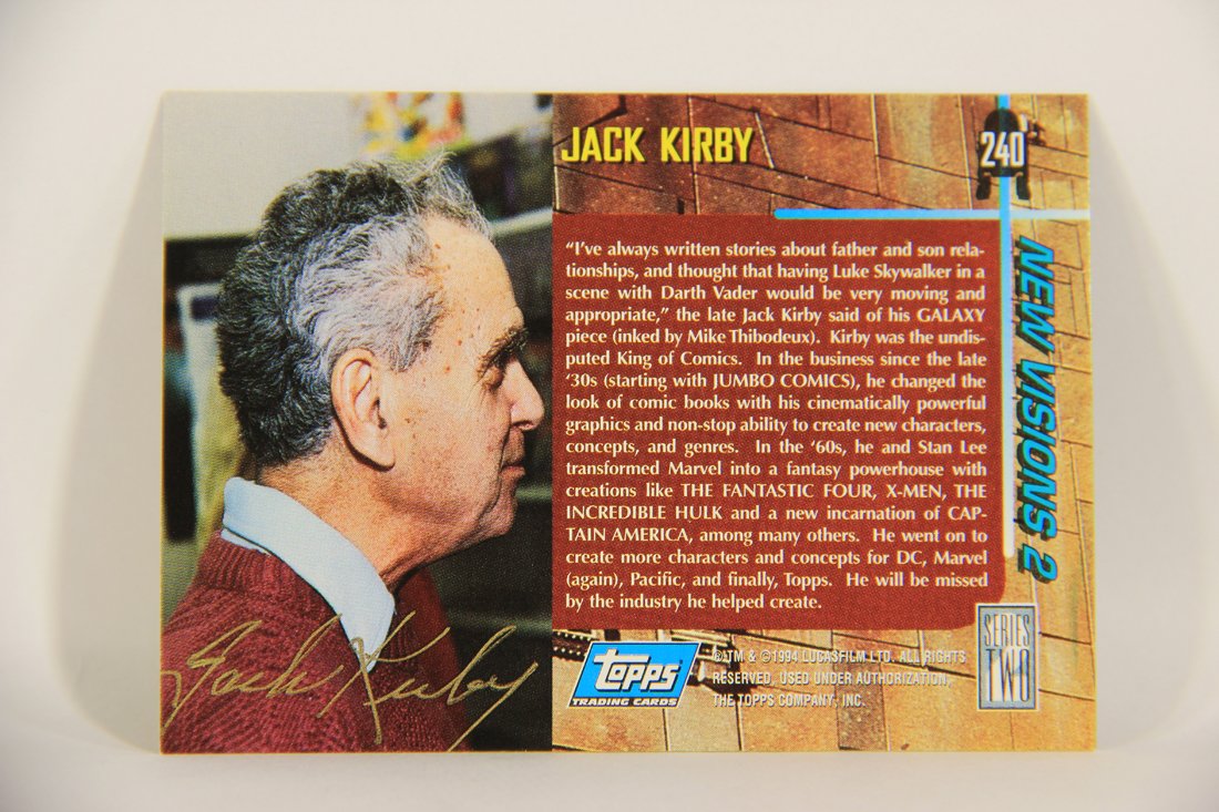 Star Wars Galaxy 1994 Topps Trading Card #240 Father And Son Artwork ENG L008349