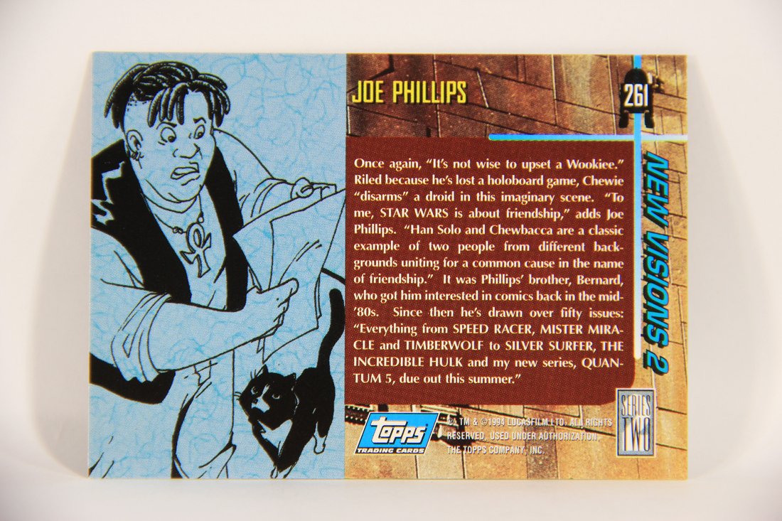 Star Wars Galaxy 1994 Topps Trading Card #261 Do Not Upset A Wookiee Artwork ENG L008369