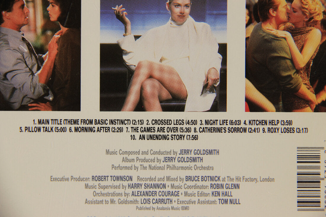 Basic Instinct Soundtrack 1992 OST Jerry Goldsmith USA Varese Sarabande L008573