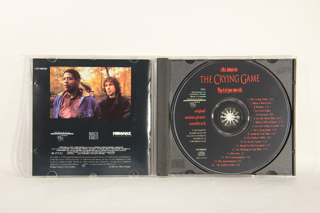 The Crying Game Soundtrack 1993 OST Various Artists Canada L008582