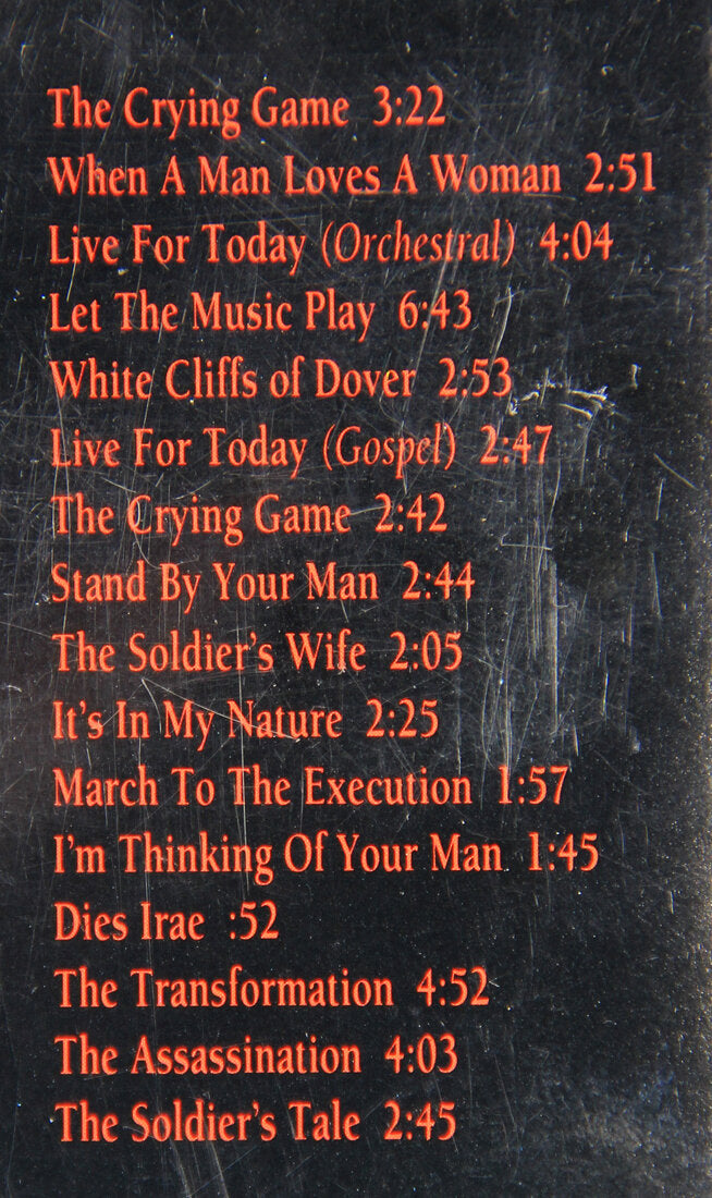 The Crying Game Soundtrack 1993 OST Various Artists Canada L008582